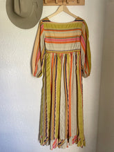 Load image into Gallery viewer, Vintage striped tie dress