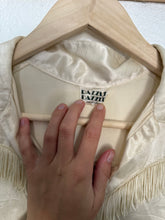 Load image into Gallery viewer, Vintage satin fringe top