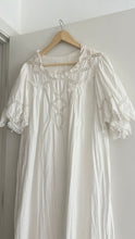Load image into Gallery viewer, Edwardian cotton + lace gown