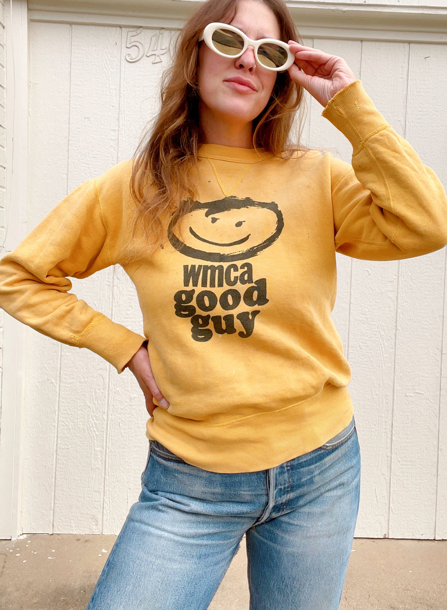 60s 50s wmca good guy sweat 前V スウェット 60s 50s wmca good guy sweat 前V スウェット Vintage WMCA good guys