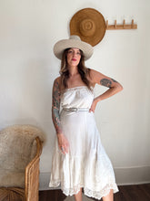 Load image into Gallery viewer, Antique Edwardian strapless dress