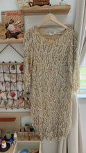Load image into Gallery viewer, Vintage silk beaded dress
