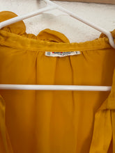 Load image into Gallery viewer, Vintage silk gold YSL blouse