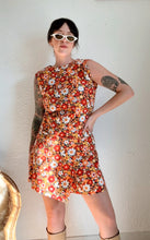 Load image into Gallery viewer, Vintage 60s floral romper