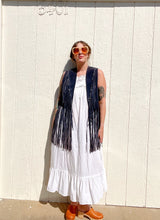 Load image into Gallery viewer, Vintage ricky nell leather fringe vest