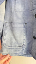 Load image into Gallery viewer, Vintage 1940s 50s French moleskin chore coat