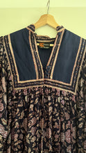 Load image into Gallery viewer, Vintage rare 1960s/70s silk hand blocked Phool dress
