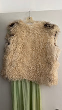 Load image into Gallery viewer, Vintage 70s curly lamb fur vest