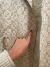 Load image into Gallery viewer, Vintage fur collar wrap coat