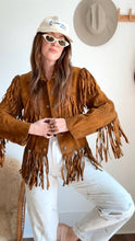 Load image into Gallery viewer, Vintage fringe jacket