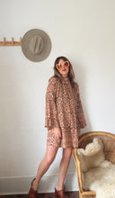 Load image into Gallery viewer, Vintage Indian cotton mini dress
