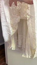 Load image into Gallery viewer, Edwardian white floral lace dress