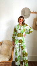 Load image into Gallery viewer, Vintage 1960s floral 2 piece set