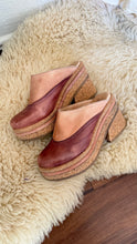 Load image into Gallery viewer, Free people leather delta platform mule size 7
