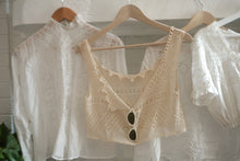 Load image into Gallery viewer, Antique crochet top