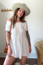 Load image into Gallery viewer, Edwardian reworked mini dress