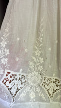 Load image into Gallery viewer, Edwardian white floral lace dress