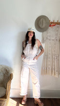 Load image into Gallery viewer, Vintage cream painter overalls