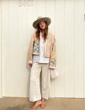 Load image into Gallery viewer, The Jesse quilt coat - cropped/hand dyed