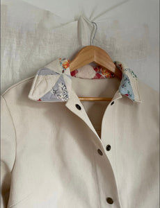 Signature Collection- Denim + Quilt chore coat