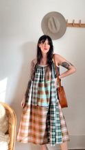 Load image into Gallery viewer, Signature collection-plaid patchwork dress