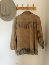 Load image into Gallery viewer, Vintage 1970s fringe jacket