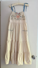 Load image into Gallery viewer, Vintage 70s embroidered maxi