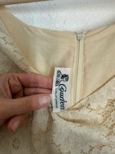 Load image into Gallery viewer, Vintage 70s lace ruffle dress