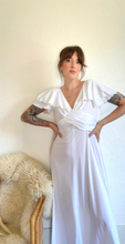 Load image into Gallery viewer, Vintage 70s flutter sleeve dress