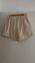 Load image into Gallery viewer, Signature Collection-Cotton linen beige shorts