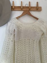 Load image into Gallery viewer, Vintage knit bell sleeve dress