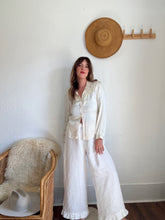 Load image into Gallery viewer, Vintage satin fringe top