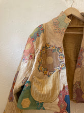 Load image into Gallery viewer, Signature Collection- Grandmothers flower garden quilt coat