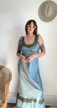 Load image into Gallery viewer, Vintage hand dyed 1930s satin gown