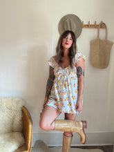 Load image into Gallery viewer, Vintage floral babydoll top