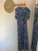 Load image into Gallery viewer, Vintage 1930s 40s floral wrap dress