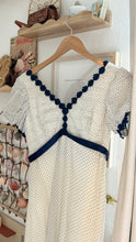 Load image into Gallery viewer, vintage 70s polka dot maxi dress