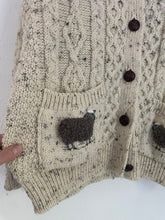 Load image into Gallery viewer, Vintage wool sheep cardigan