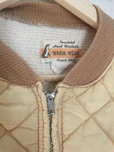 Load image into Gallery viewer, Vintage beige thermal liner jacket