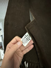 Load image into Gallery viewer, Vintage suede fringe vest