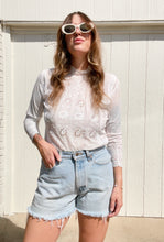 Load image into Gallery viewer, Edwardian cotton lace blouse