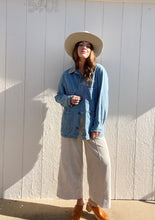 Load image into Gallery viewer, Vintage denim chore coat