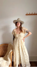 Load image into Gallery viewer, Vintage 70s crochet dress