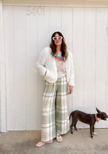 Load image into Gallery viewer, Vintage fuzzy crochet cardigan