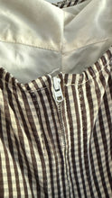 Load image into Gallery viewer, Vintage brown gingham playsuit