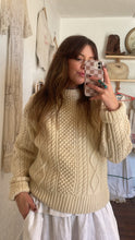 Load image into Gallery viewer, Vintage wool fisherman sweater