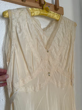 Load image into Gallery viewer, Antique silk slip dress