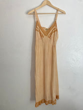 Load image into Gallery viewer, Vintage 1940s sorbet rayon slip dress