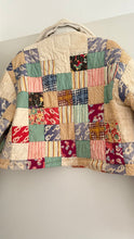 Load image into Gallery viewer, Signature Collection-cropped feedsack quilt coat