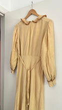 Load image into Gallery viewer, 1930s marigold dyed dress